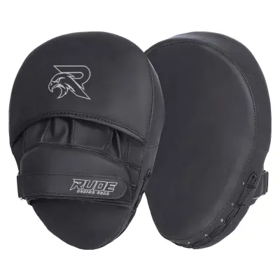 Black professional boxing gloves