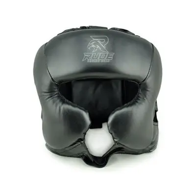 Black professional boxing gloves