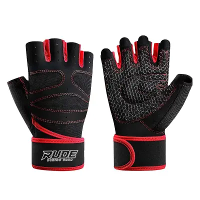 Black professional boxing gloves